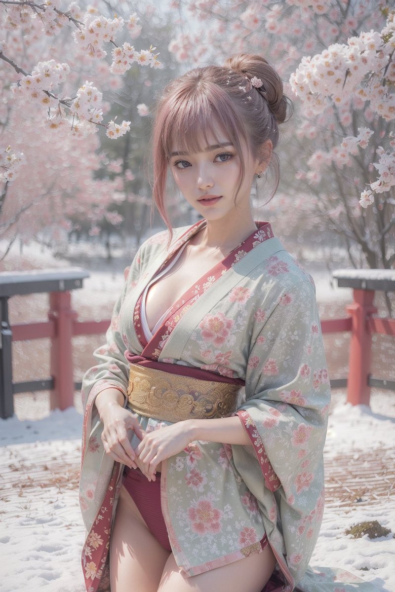 Ghillico's tweet photo. お正月用に着物ばかり用意してしまいました👘しかもずっと家族と一緒で投稿する隙がない(´･ω･`;)一人の時間も必要ですね😑
#AIphoto #AIグラビア #stablediffusion #AIgirl https://t.co/C9ctO3IoTa