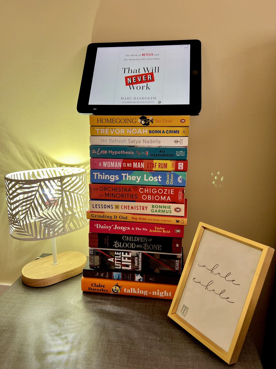 AnneMuriira's tweet photo. 70 books read in 2023. Picture 2 has my 5⭐️ reads from the pile!!!
100 in 2024!!! https://t.co/XOkgzk10M6