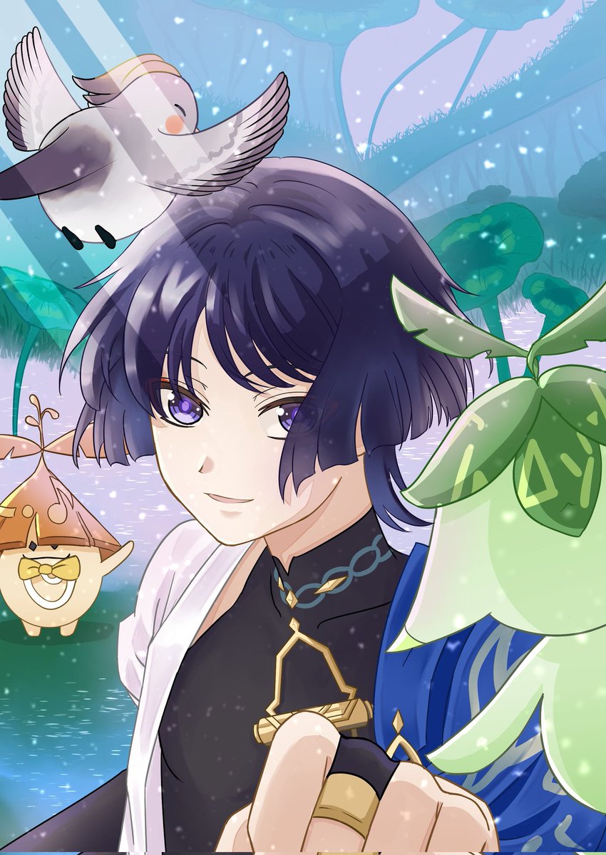 Sorry I don't have any new drawing 🥲
Happy birthday Wanderer !

#放浪者生誕祭2024 #放浪者誕生祭2024