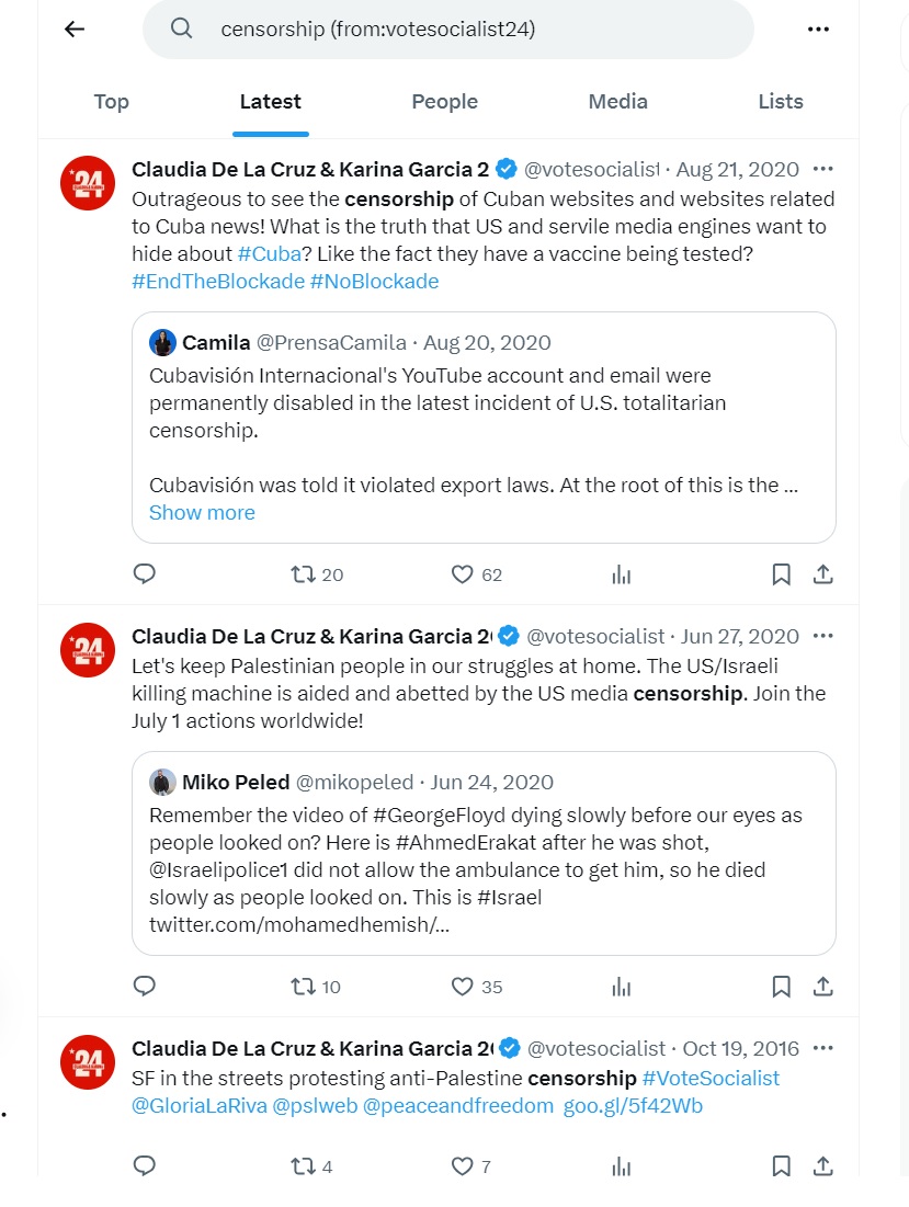 DaBeaverMeister's tweet photo. @HadesShawn @DJVeronica @eyebright22 Not a peep on censorship since 2020, and none related to the systematic censorship of pandemic, lab leak and "vaccine" whistleblowers. No tweets decrying the #RestrictAct, or the WHO pandemic treaty, or Bill Gate$ or $oros, or the WEF. Definitely not getting my vote. https://t.co/Ost6Y3zGYV
