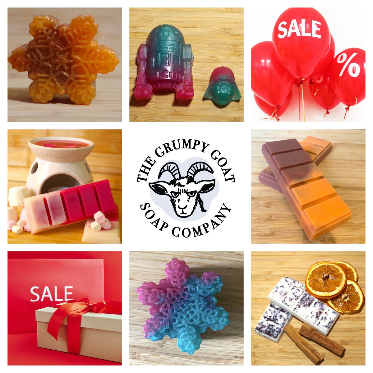 ***JANUARY SALE NOW ON***

Big Savings on selected Soaps &amp; Wax Melts 

thegrumpygoatsoapcompany.com/shop/

Ends 1st February

#Sale #January #OffersandDeals #waxmelts #soaps #waxmeltsuk #waxmeltaddict #handmadesoaps