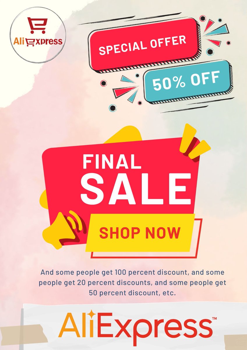 bonusbox28's tweet photo. Special Offer Super Sale 50% Off For Aliexpress
Shop Now👇👇👇👇
https://t.co/5U7QLKAEaQ

#doe107 #EpsteinClientList #joelembiid #whitney #Catfish #RHOSLC #CaitlinClark #Kimmel #Monica #AaronRodgers #Harvard #Shai #Wemby #PercyJackson #Heather #annabeth #Athena #usa #TheManShow https://t.co/sCA5dTTcES