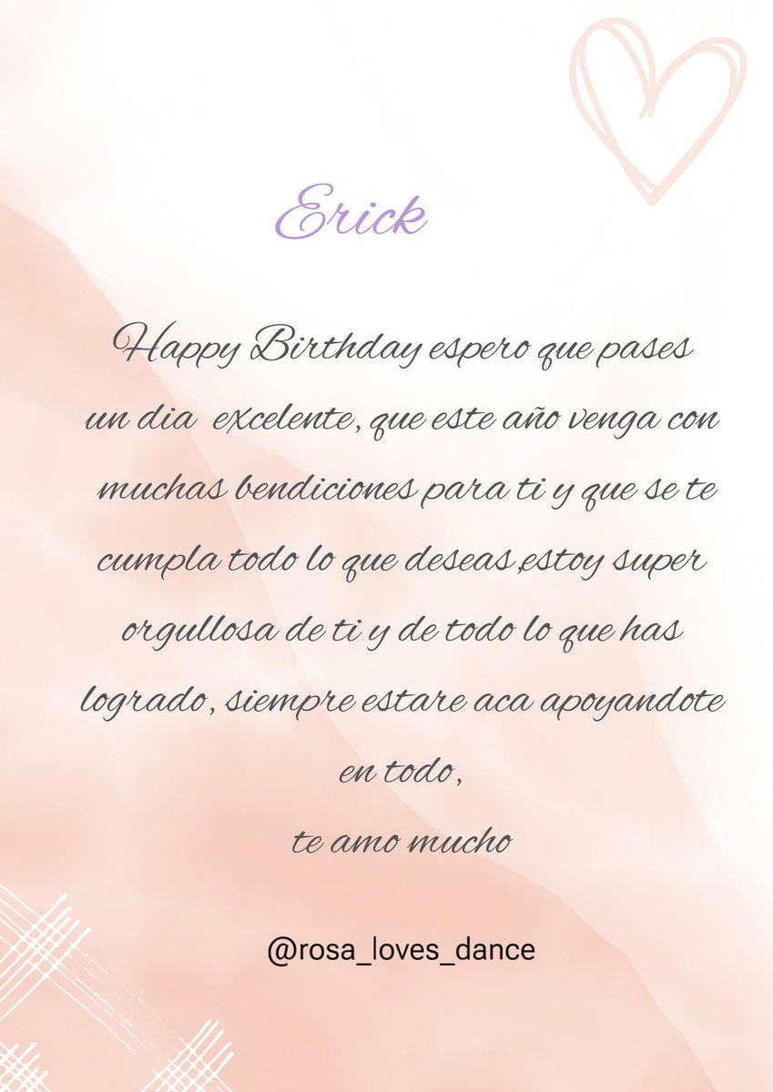 ebxbaires's tweet photo. @ErickBrianColon #23forErick de parte de @rosa_loves_dance ♡ https://t.co/S189FKaiMX