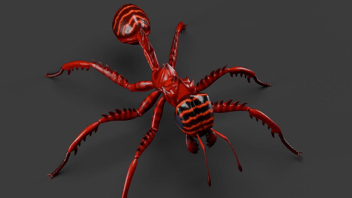 ExArgilla's tweet photo. Introducing the Formica Magna Ant coming soon to Path of Titans #Ants #Arthropod #pathoftitans #modding https://t.co/571oPRiChw