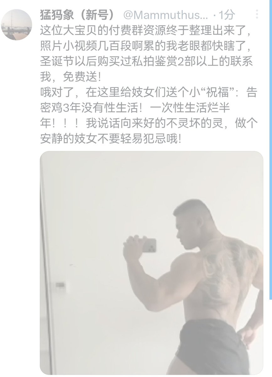 猛犸象（新号） tweet media