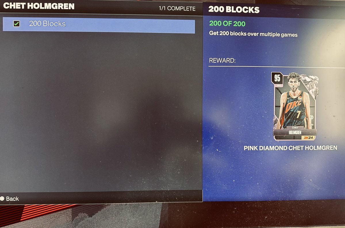 DownhillGrinder's tweet photo. MyTeam grind. Pink Diamond Chet Holmgren. ✅✅
Now grinding my team Evos and Agendas. https://t.co/XrBIt0Efad