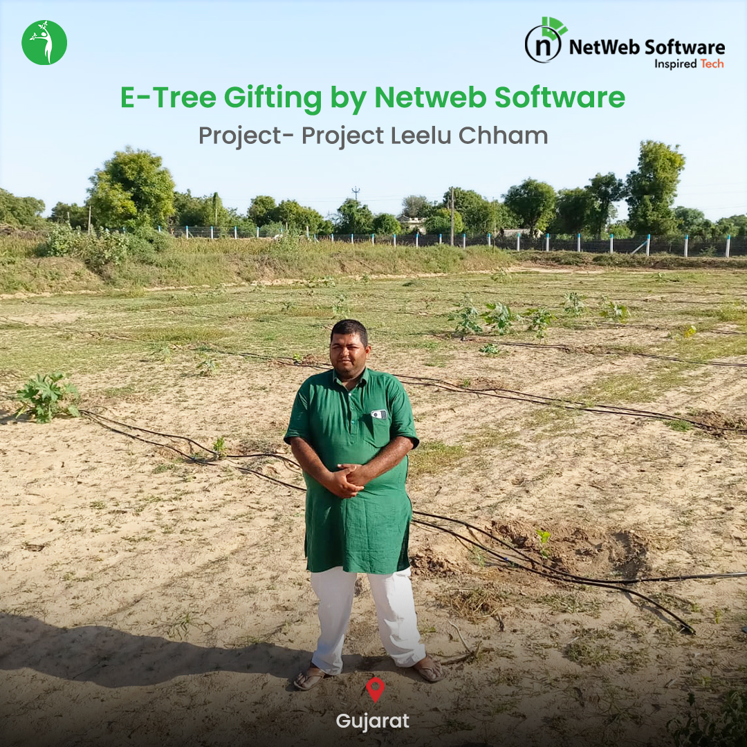 Sankalp_Taru's tweet image. Thank you, @netwebsoftware, for planting 100 trees under Project Leelu Chham, #Gujarat through E-Tree Gifting Programme, to commemorate the work anniversaries of your employees and simultaneously foster prosperity for rural farmers.
#SankalptaruFoundation #NetwebSoftware