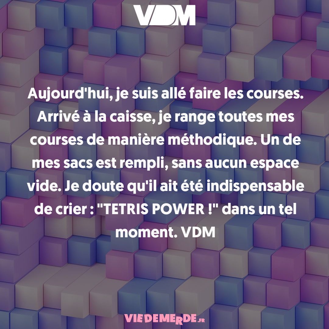 Postez vos VDM les plus drôles ici : viedemerde.fr/?submit=1 et/ou téléchargez notre appli officielle - viedemerde.fr/app