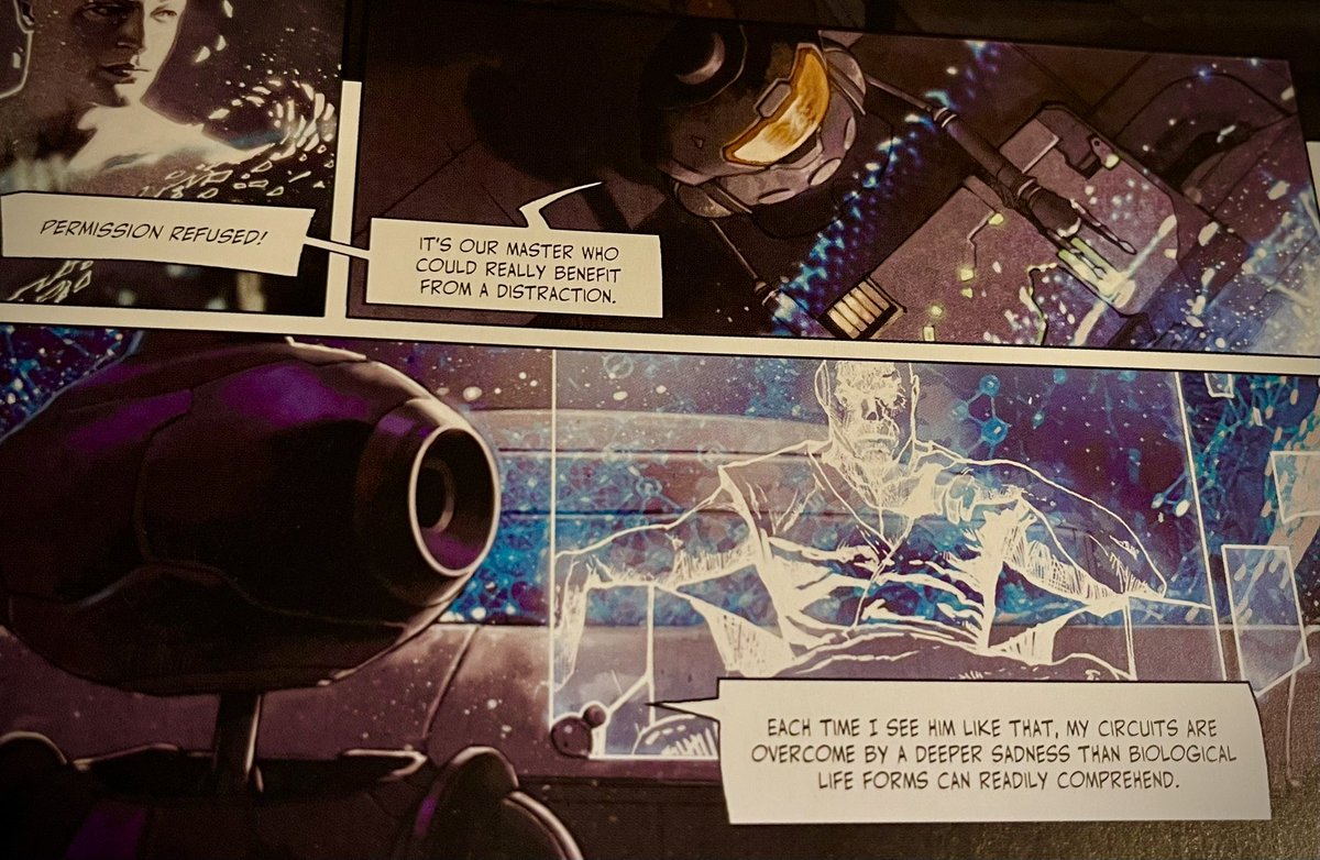 Hm. Perhaps a Tibetan Buddhist of intermediate skill could program a bot to outperform humans by both ethical and compassionate measures. In aggregate at scale, we do set a low bar, after all. 

From The Metabarons Second Cycle