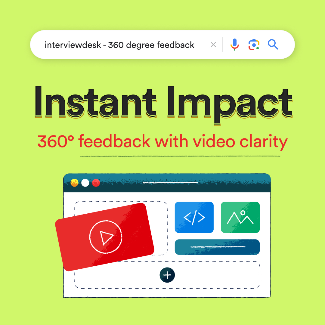 Experience the immediate influence: 360° feedback amplified with crystal-clear video insights. . 

Elevate your understanding with our groundbreaking 360° video feedback. 🚀 

Book a Demo:  

#FeedbackRevolution #VideoInsights #Inter interviewdesk.ai/360-degree-fee…