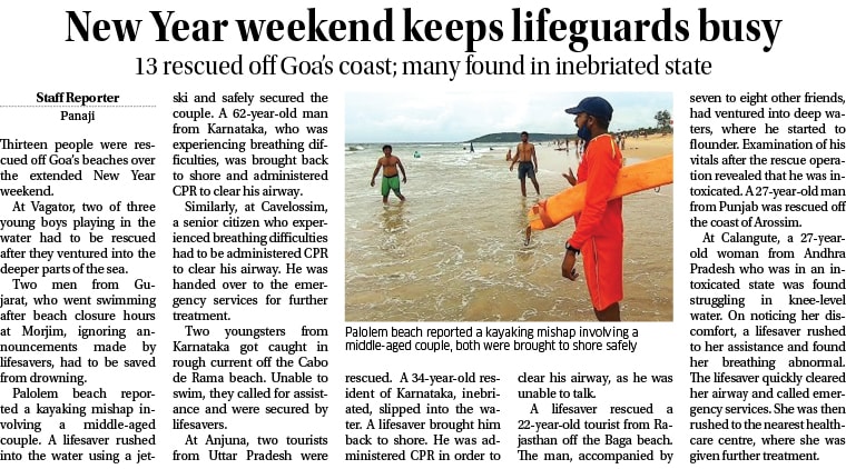 #goanews #navhindtimes #newyear2024 #dontdrinkanddrown