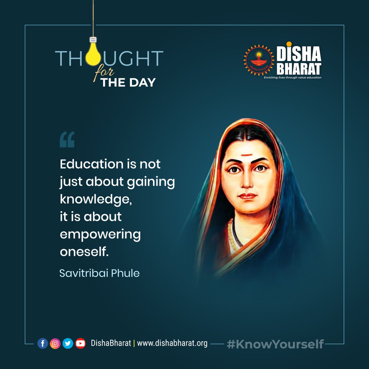 rajeshpadmar's tweet photo. Remembering Savitribai Phule on her Birth Anniversary. #SavitribaiPhule https://t.co/RcDK5ZSujY