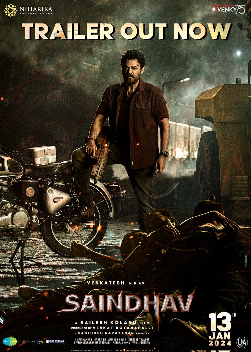 #Saindhav's final mission begins :) #SaindhavTrailer out now! -bit.ly/SaindhavTrailer See you at the cinemas from Jan 13th!