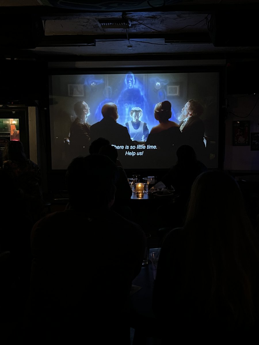 GALLIDAYS's tweet photo. Thanks for joining us for "The Unquiet Dead"! See you next month for the 7th Doctor '80s gem "Paradise Towers" in its entirety! #GALLIDAYS https://t.co/vTmuGQZLy6