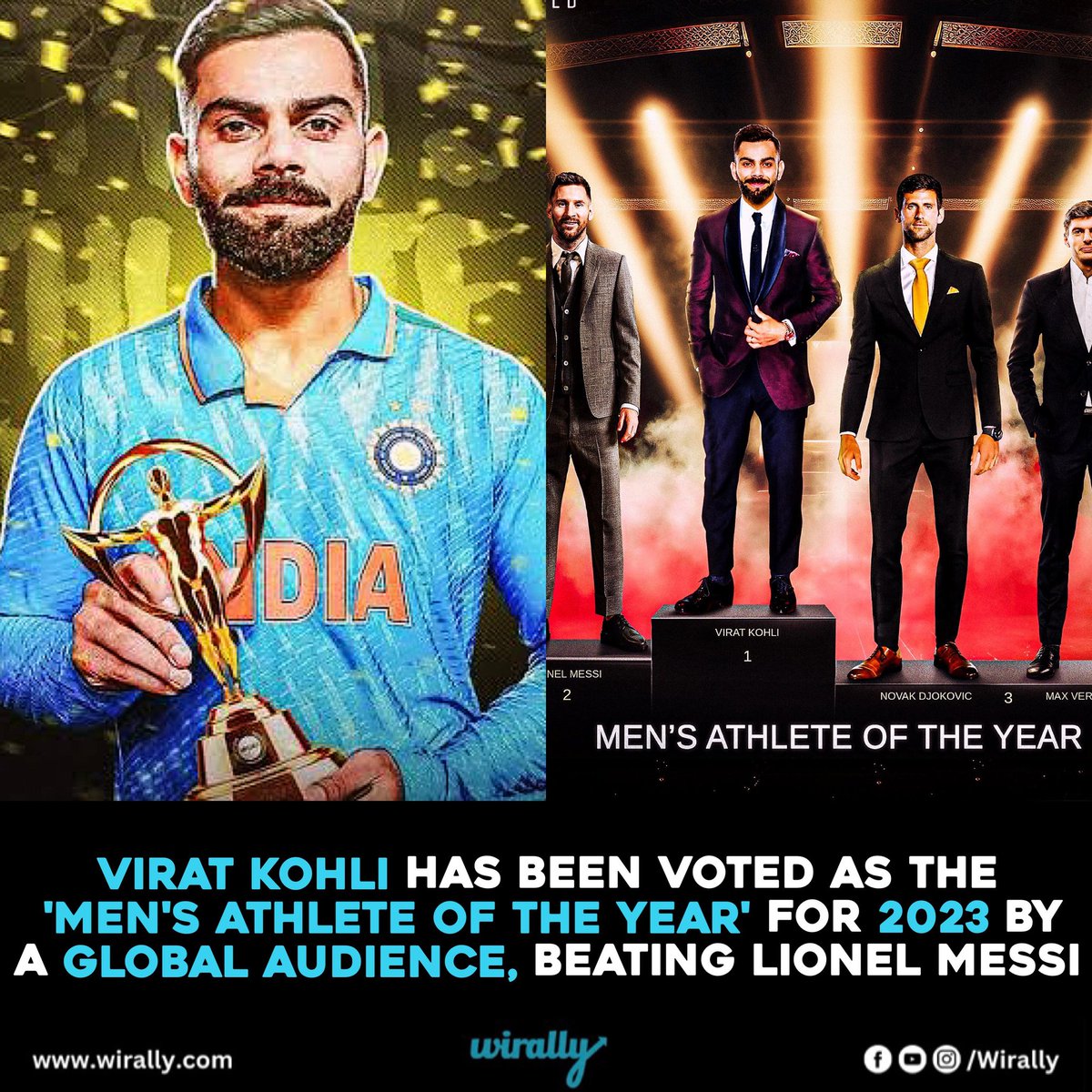 A Remarkable Victory.👏 #ViratKohli #GOAT #Messi𓃵