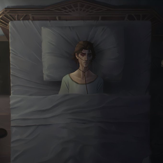 Ren is visiting Viktor at the hospital