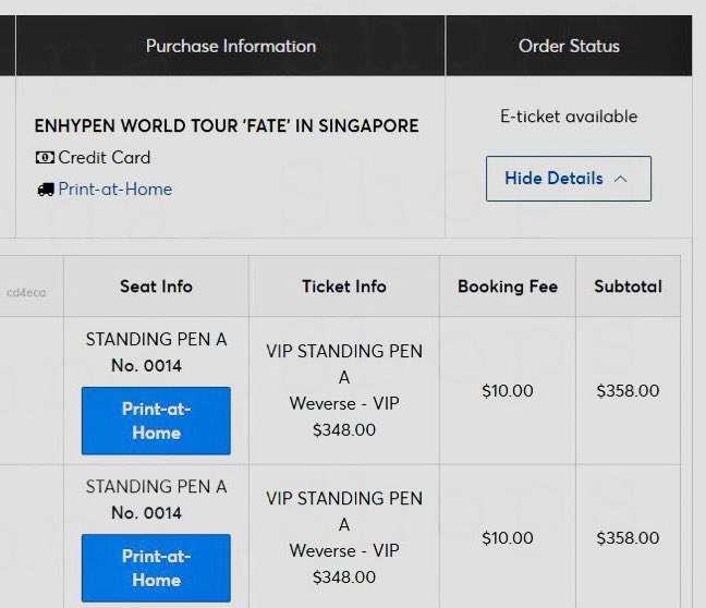 harinkin's tweet photo. WTS ENHYPEN FATE TOUR IN SINGAPORE DAY 1

🎫VIP PEN A (Avail 2 Ticket)
✅Price/Tix : 4.300.000 / 295USD

✅Trusted / Underprice! 
✅Got Account Ticketmaster
🛑Payment Indonesia Bank / Wise Only!

#enhypen #ENHYPENinSG #wts #wtb enhypen singapore #FATE_IN_SINGAPORE #FATE_IN_SG https://t.co/cWU2slbCbm