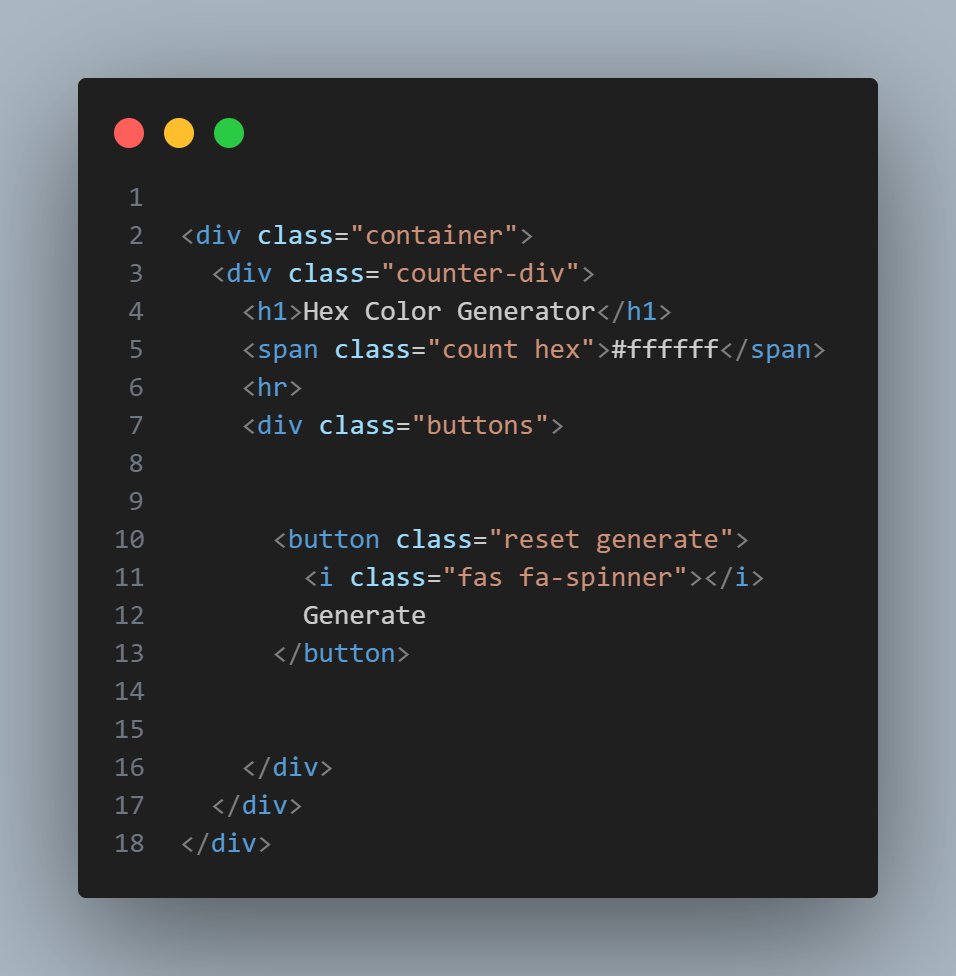 EmperorOfSpeed's tweet image. Day 3 of #100daysofjavascript Created a Random Color Generator Using HTML, CSS and JavaScript.  #100DaysOfCode 
#100dayscodingchallenge
#webdevelopment 
#techtwitter