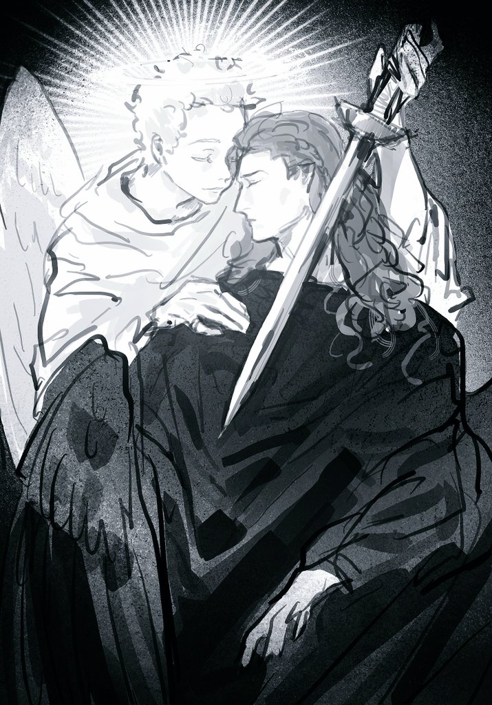ash42541299's tweet photo. #GoodOmensFanArt https://t.co/zOLtnlqiZg