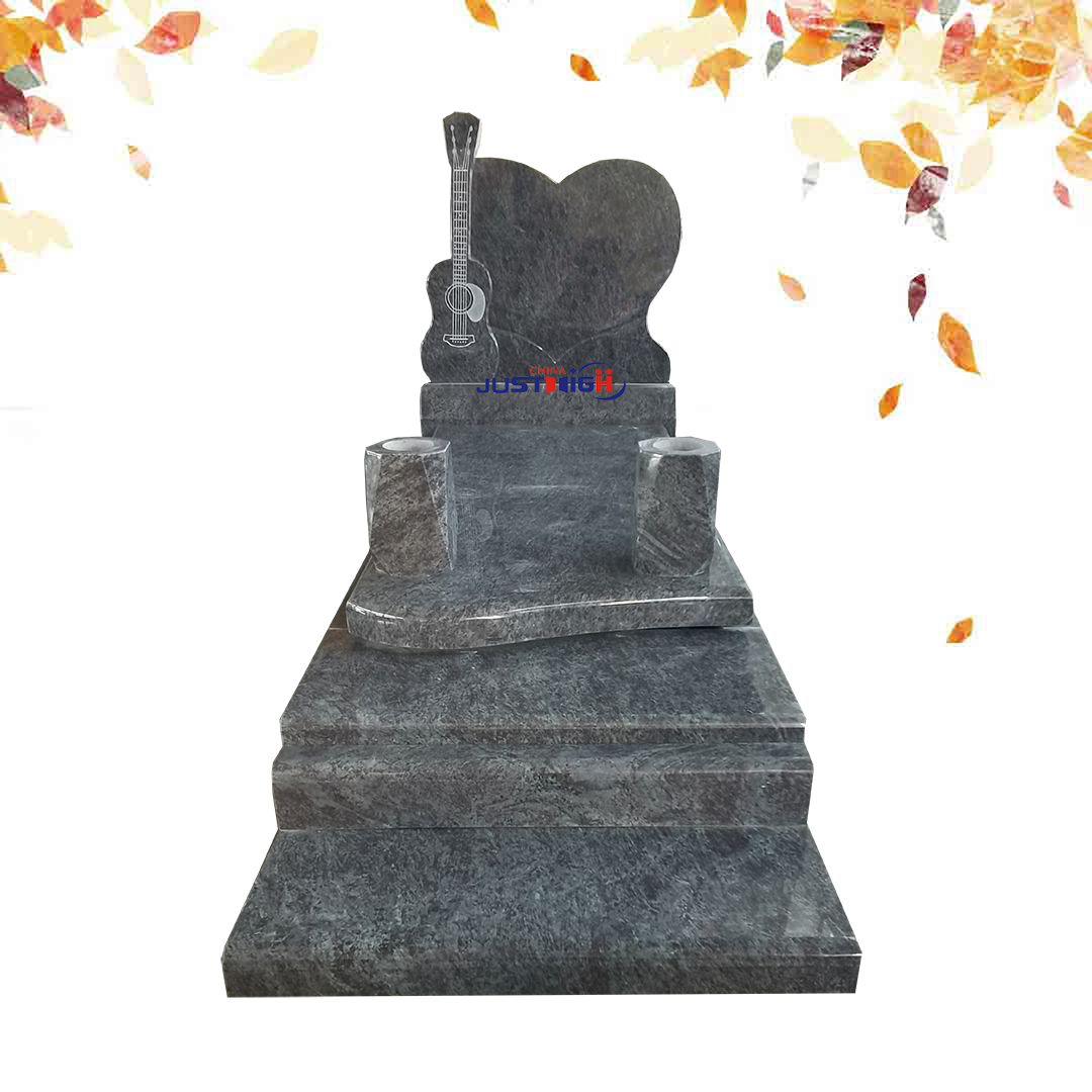 🎸🪦 Introducing Our Exquisite Heart-shaped Bahama Blue Granite Tombstone with Guitar Engraving! 🎶 #jiahengstone #justhighstone #granitevase #CemeteryVases #headstone #granite #monument #stonefactory #tombstone #gravestone #headstonefactory #tombstonefactory #wholesaleheadstone