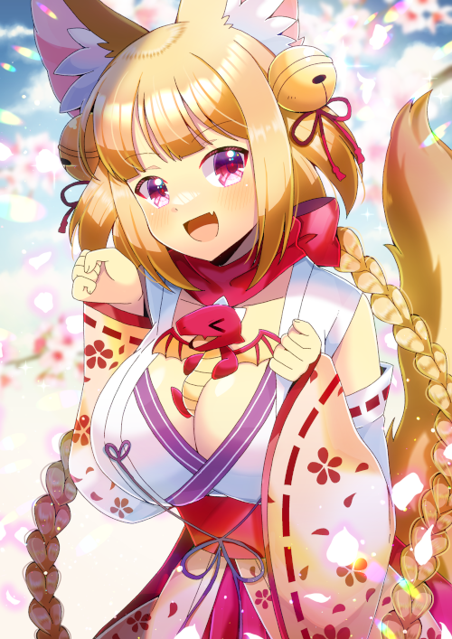 「少女キャリバーの小狐丸を描かせて頂きました!リクエスト有難うございます #少女キ」|ヒヨヨ@skeb募集中のイラスト