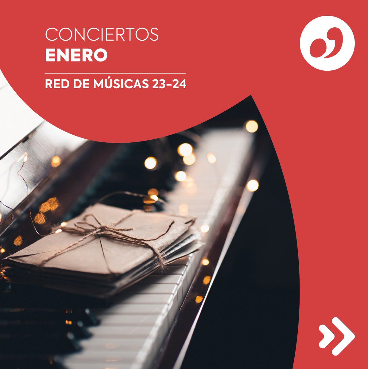 jmspain_'s tweet photo. 1/2 

Disponible la programación de #Enero de #RedDeMúsicas! ✨

Conciertos de Gonzalo Peñalosa, Soraya Méncid, Miguel Bonal, Carlos Marín y Laura Ballestrino 🎶

👨🏻‍💻👩🏼‍💻También podéis consultar la programación en nuestra web!

#juventudesmusicales #jmspain #conciertos #music https://t.co/L8EZsaVpRB