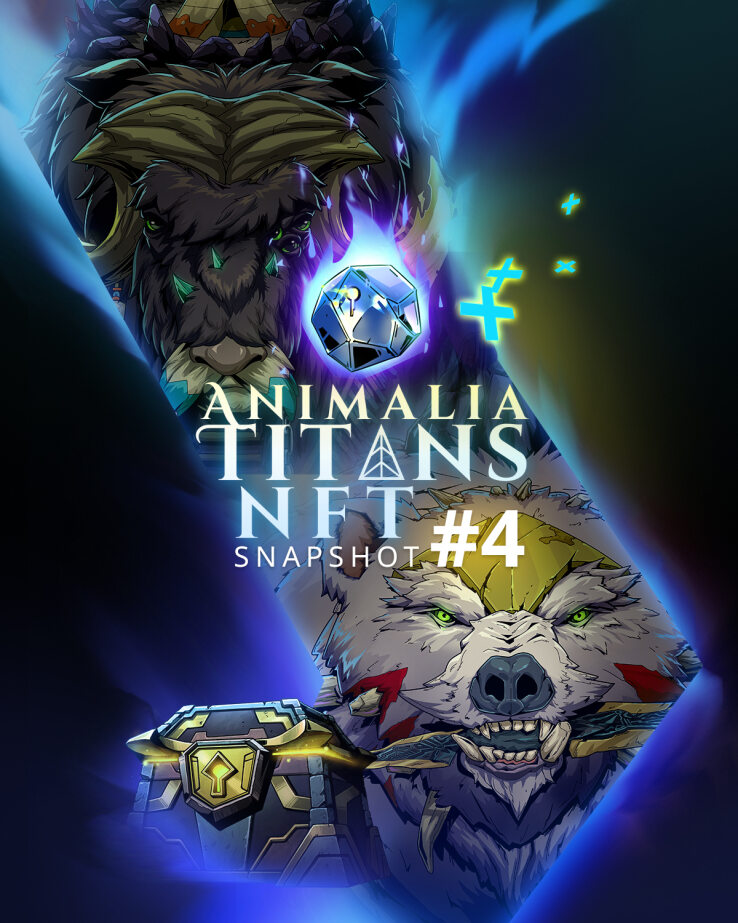 Animalia Titans Holder NFT Snapshot #4   

GM Animalians! Titans Holders Snapshot Event #4 is just around the corner, and you won't want to miss out on the rewards🎁

Snapshot Date📅
Random Period within 3rd Jan 2023 - 10th Jan 2024 

Rewards🔥 
Every 2 Titan NFT HOLD = 100 Codex