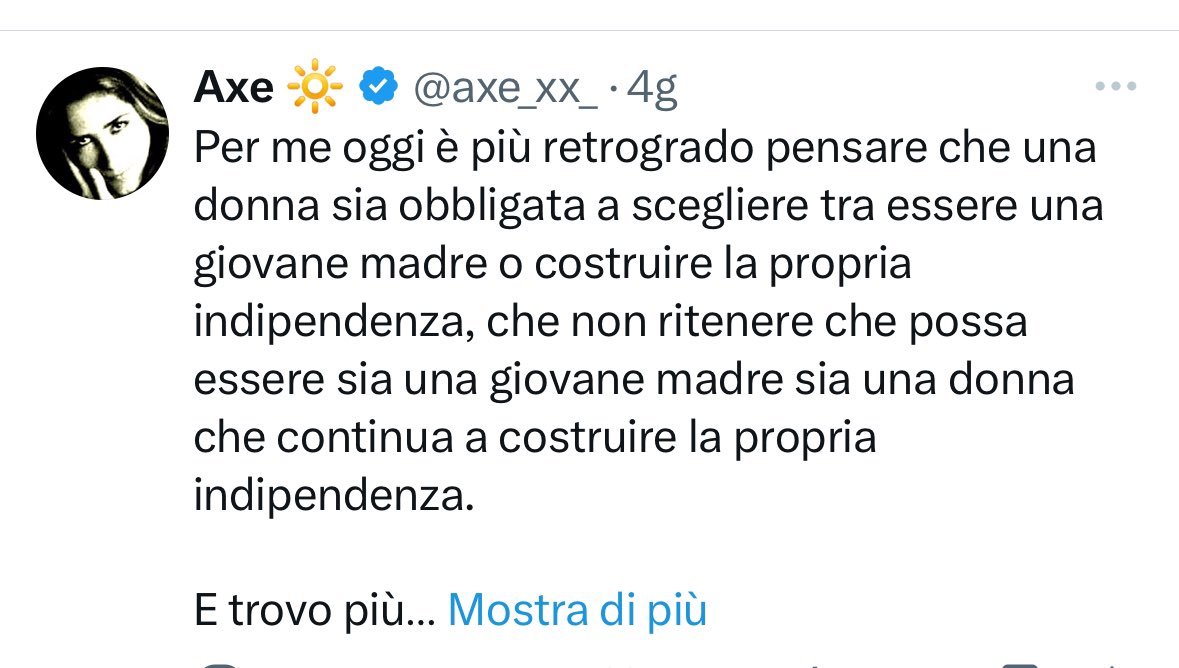 natteosalvinimi's tweet photo. @axe_xx_ Essere mamma e PdC quando ti pare e fare tw a cazzo di cane. Si vola alto. https://t.co/NJPtHuMHGI