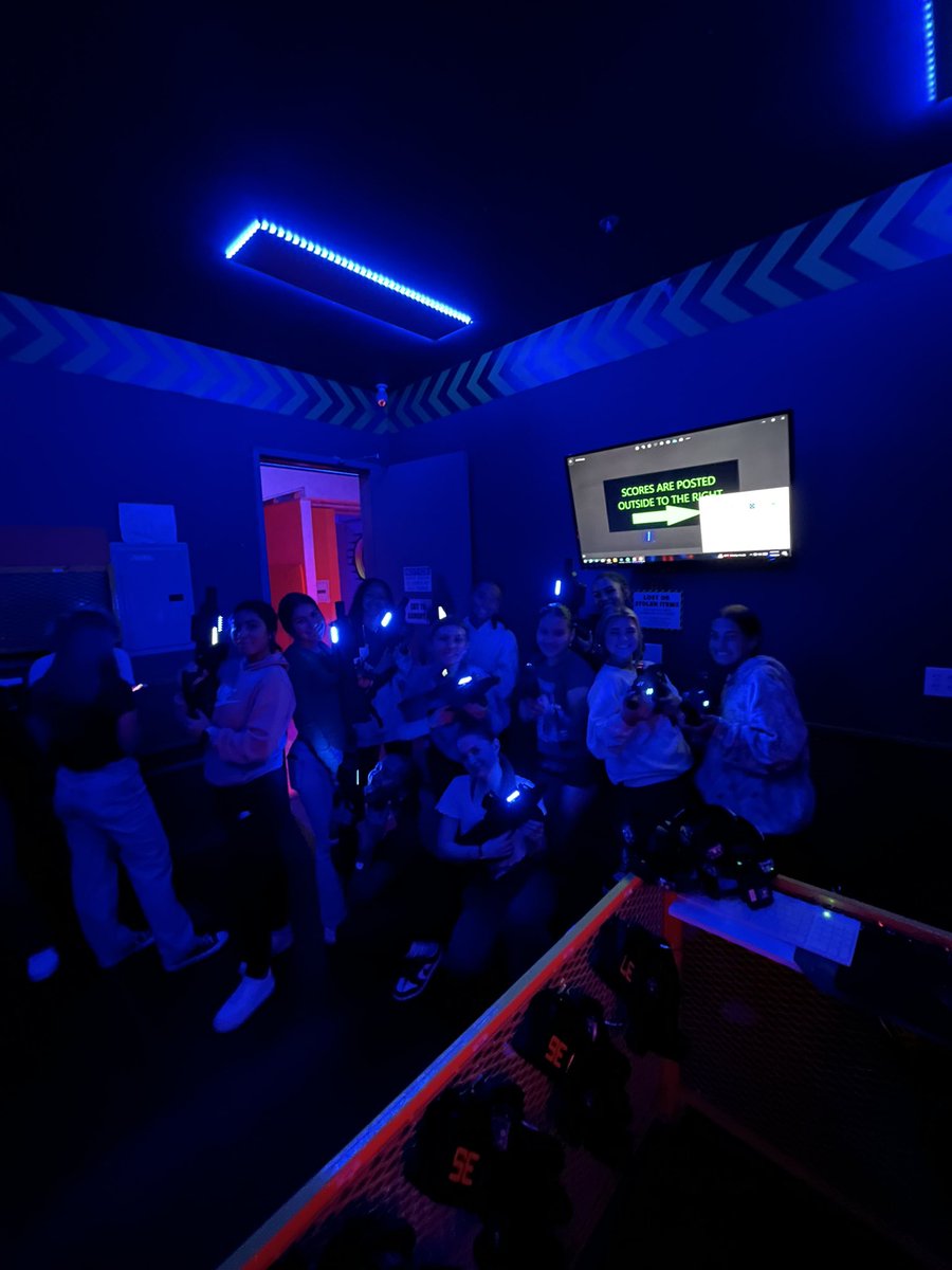 girlsbhsoccer's tweet photo. Taking team bonding to a whole new level! Laser tag brought out our competitive spirit and united us even more. #girlsbhsoccer #TeamBonding #LaserTagFun π―β¨ https://t.co/FT7VaoVDAz