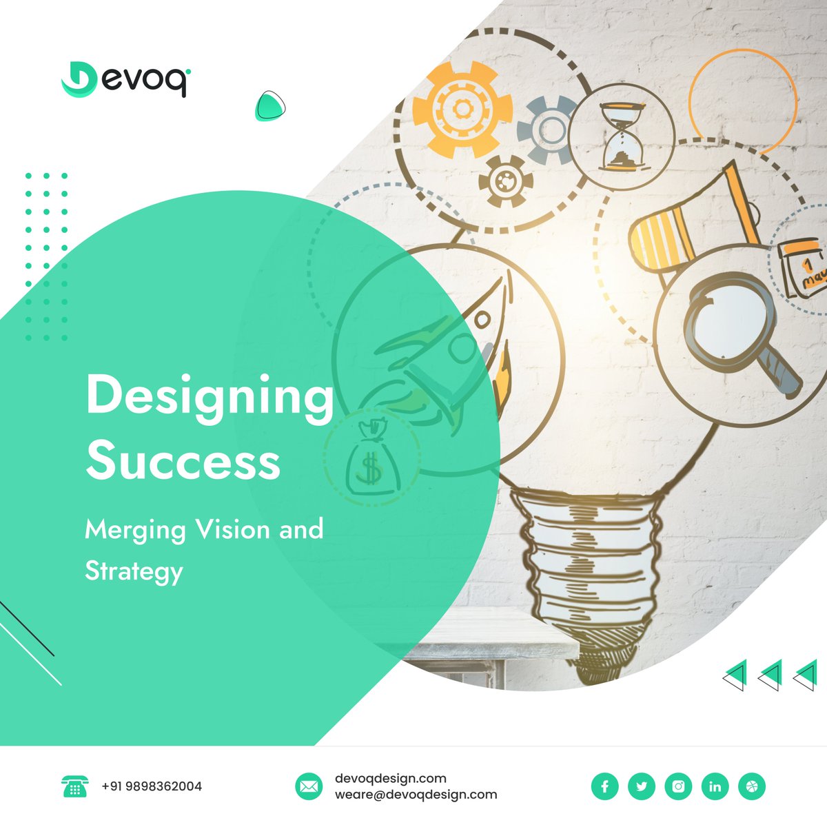 Devoq_Design's tweet image. Creating success is an art, and at Devoq Design, we excel at blending vision and strategy. 🚀✨ Explore a realm of design excellence where innovation meets precision.
Visit Us for more details: devoqdesign.com
#UIUXMasters #DevoqDesign #Devoq #UIUXDesign #UIUX