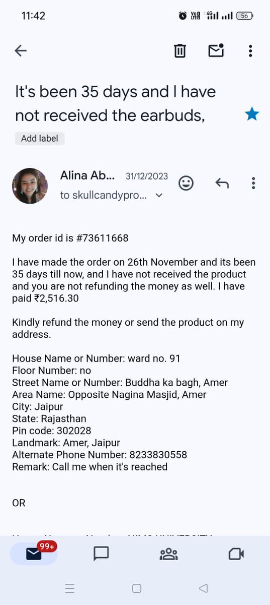 talkingvishal's tweet image. Neither are you replying to my mail as well.