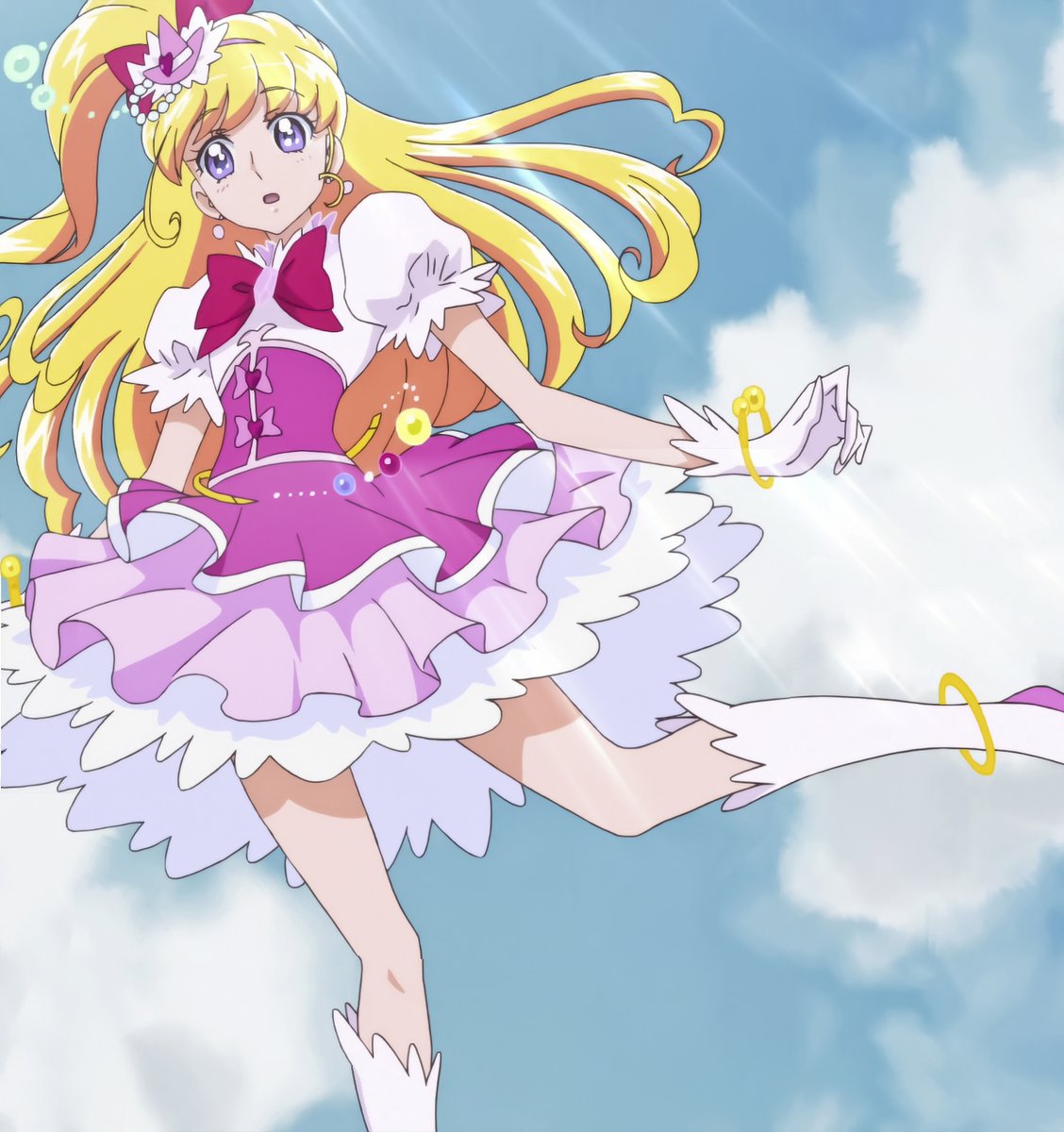 初変身時のキュアマジカルさんとキュアミラクルさん。(今更ながらに