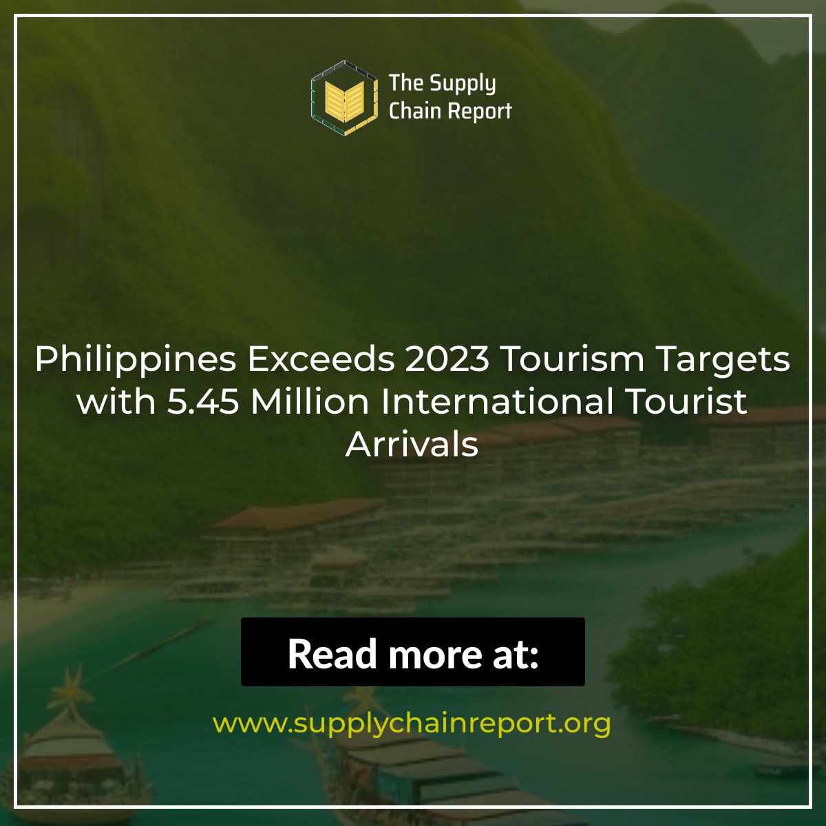 Philippines Exceeds 2023 Tourism Targets with 5.45 Million International Tourist Arrivals
Read more here: supplychainreport.org/philippines-ex…
#TheSupplyChainReport  #internationaltourism