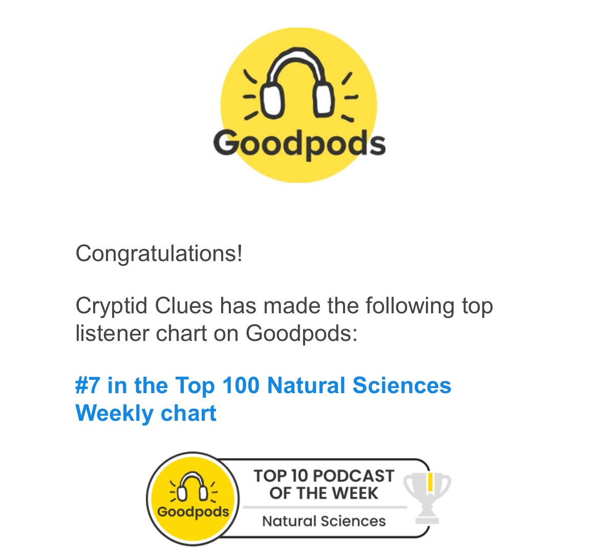 CluesCryptid's tweet image. First week of the New Year and we’ve hit a record!

Thank you to everyone who has supported and tuned into the show each week.

We’ve got exciting things coming this year.