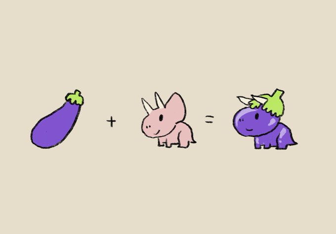 「eggplant standing」 illustration images(Latest)