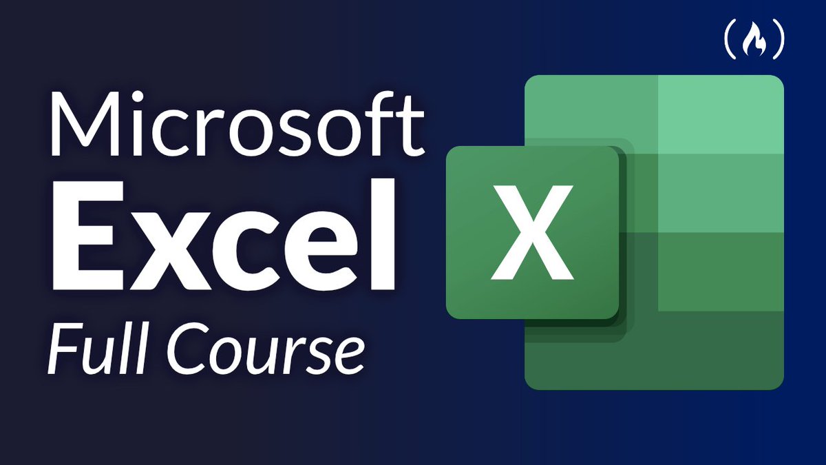 Sabawrites11's tweet image. Microsoft Excel Course for free in 2024.

•Handy Excel Cheat Sheet
•Explore an Excel Lecture
•Follow a Step-by-Step Excel Tutorial
•Learn SQL-Excel-Tableau Integration

1. Follow me (so I can DM you)
2. Like and retweet
3. Reply with "send"