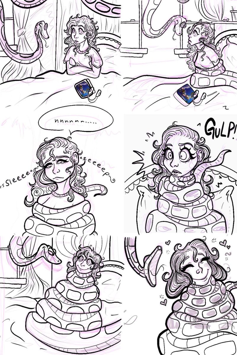 JinxJibe's tweet photo. Check it out! Lineart of my self insert comic is complete :) https://t.co/4fevUpRScE