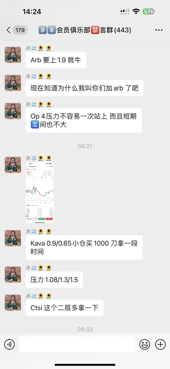 $ARB 天天奶天天奶如今也来到1.94🔥我只能说坎昆才刚刚开始！等ARB站上2刀才是全新的版本🫡

$BLUR 只有6亿市值，你见过一个赛道龙头只有单数的市值吗？目标🎯0.8/1刀坐稳扶好希望大家都在车上！

$ICP 昨天说13附近关注调整完直接会去20，目前也来到了16附近，继续看好🔥短线获利的朋友可以出。