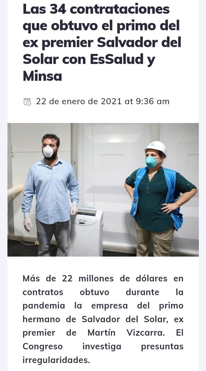 llama_pituca's tweet photo. @HuancaYorkTimes Salvador del Solar quiere seguir facturando del estado con sus primos.
Ahora va por otros 25milloncitos más mientras #Comcepcion y #Mito se vuelven cada día más pobres. https://t.co/KYWuL5OmVI