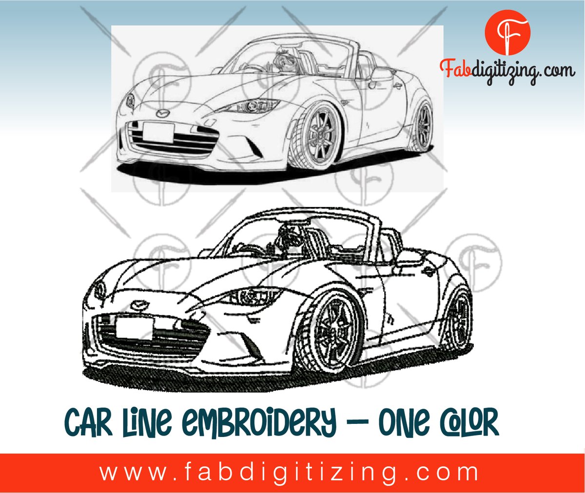 Car line embroidery - one color
#CustomEmbroidery #EmbroideryArt #StitchingLove #PersonalizedEmbroidery #ThreadMagic #EmbroideryDesigns #NeedleAndThread #HandmadeEmbroidery #CustomStitching
#EmbroideryHoops #CraftyHands #EmbroideryAddict #UniqueStitches #ThreadCraft