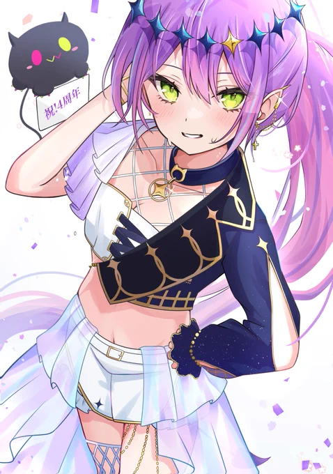 トワ様4周年おめでとうございます! これからもずっとずっと応援しております  #常闇トワ4周年記念LIVE #TOWART