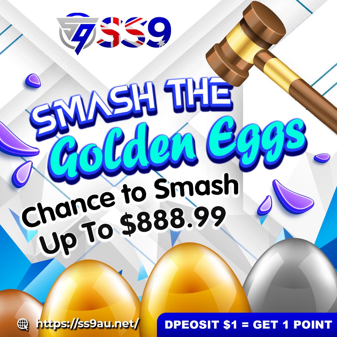 🦢Play Satisfy with Surprise🦢
      ❤️一鍵下載 驚喜不斷❤️
🌟SS9 Australia🇦🇺 | E-Wallet🌟

➡️Every AUD1 deposit = 1 point. 
🔥 Unlock the fun with our 3-level hammer game to crack the golden egg and reveal exciting random free credits up to AUD888.99!

🌩 𝗠𝗜𝗡 𝗗𝗘𝗣𝗢𝗦𝗜𝗧