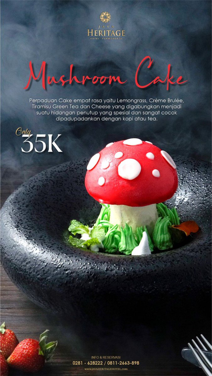 JavaHeritagePWT's tweet photo. Awali tahun baru dengan menyantap hidangan baru dan istimewa ala Java Heritage Hotel😍. 
Black Chicken Curry (55k) and Mushroom Cake (35k)♥️ https://t.co/IKCTqpFdQc