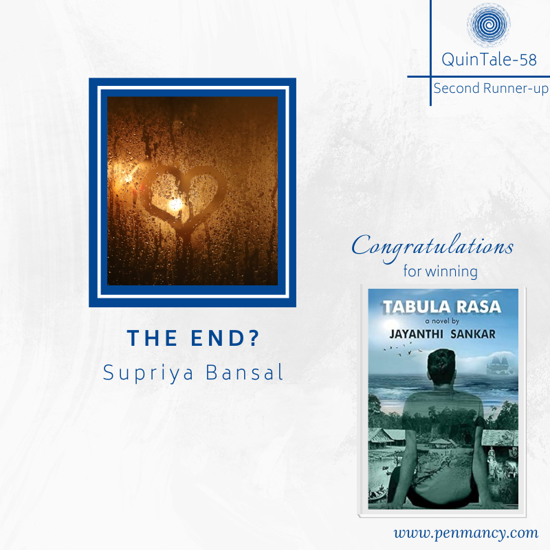 penmancy's tweet image. #QuinTale-58 Results

Let's congratulate:
🥇An Insightful Banter by Moumita Dutta
🥈 Rta’s Resonance – Symphony of the Dying Star by Prasanna TG
🥉The End? by Supriya Bansal
Congratulations, #writers!

#WritingPrompt: penmancy.com/quntale-58/

#writingcommunity #amwriting