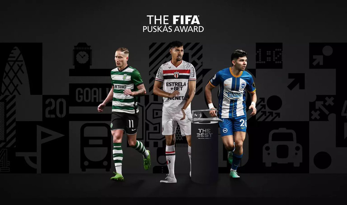 InfosuporterID's tweet photo. Tiga kandidat kuat peraih Puskas Award FIFA 2023

Penghargaan ini akan diberikan di acara The Best FIFA 2023 yang akan berlangsung pada 15 Januari 2024 di London.

Berikut gol gol indah calon pemenang Puskas Award FIFA 2023

(Sebuat Utas Puskas Award FIFA 2023) https://t.co/53SaxbPUsH