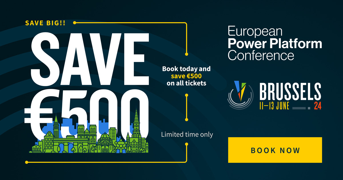 New year.. new you?! 🫅💡
Power up your #PowerPlatform skills in 2024 by securing your ticket to Europe's only Microsoft Power Platform dedicated conference. Book today and save a massive €500 on your ticket!  sharepointeurope.com/european-power…