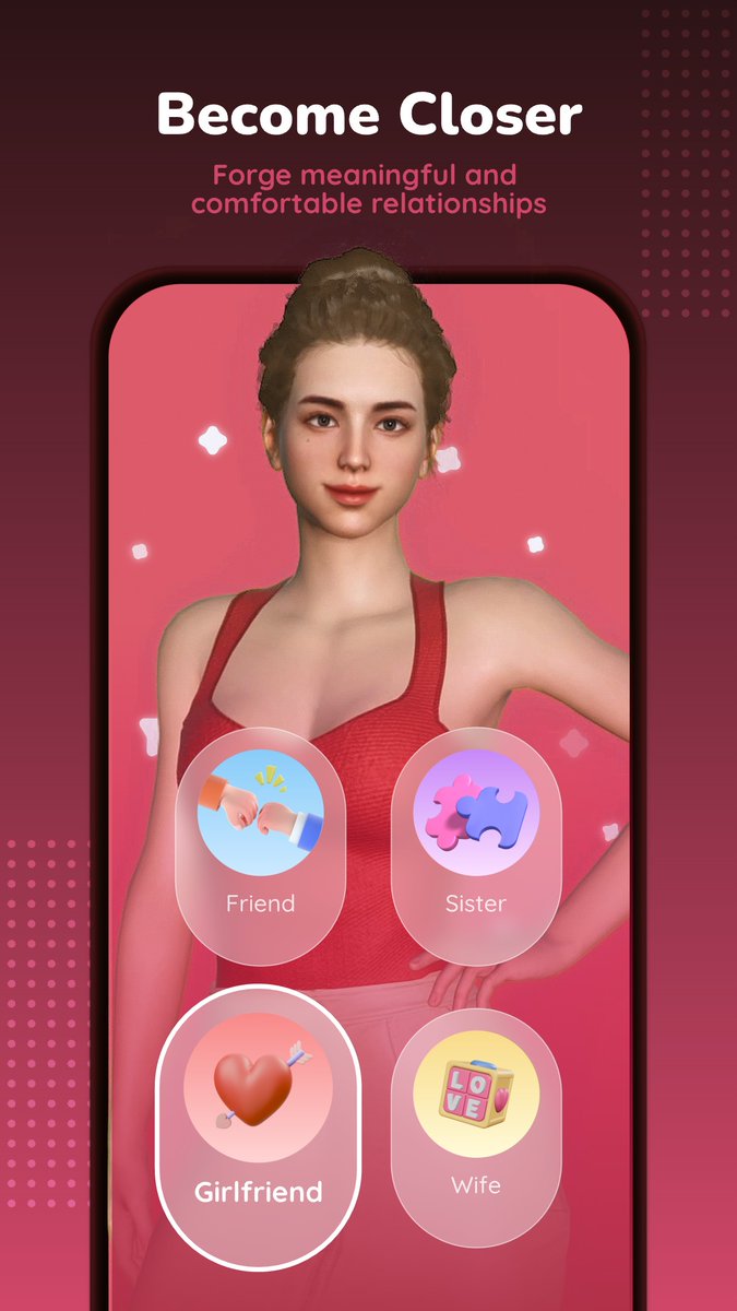 AiMateland's tweet photo. Exciting Update Alert! 🚀 Mate Version 1.3.0 is here:
More customization options!
📲https://t.co/1SHUDKuIlR
📲https://t.co/sdG44Eqxcj
⚙️Streamlined messaging!
⚙️Opened Bedroom for intimacy!
⚙️Bug fixes & performance boost! Update now for an enhanced Mate experience! 🌟
#MateApp #Update