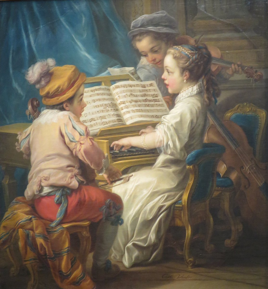 OrpheusL's tweet photo. Charles-André #vanLoo (1705-65)

- La Musique Bellevue

#musicpaintings #art #3gennaio #january3 #3Janvier #3Enero #3Januar #Buongiorno #goodmorning #bonjour #BuenosDias #GutenMorgen https://t.co/q7n3POhbic