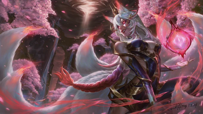 Nightbringer Ahri   happy new year #ahri #loltwt