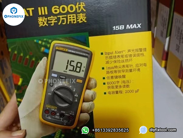 phonefix2454's tweet image. Hey, meet your new best friend: the FLUKE 15B MAX 02 multimeter!
Voltage? frequency? This baby has you covered. 🌟 Repair like a pro with accuracy and ease.
#TechTools #RepairGuru #MultimeterMagic #GadgetLove #TechEssentials #VoltageTester #FrequencyTester #FLUKE15BMAX